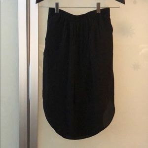 Black Madewell skirt - asymmetrical